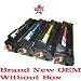 4-pack OEM Genuine Toner Cartridge Combo for Hp Color Laserjet 4500/ 4550 Printers, B...