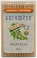 Auromere Ayurvedic Toothpicks, Neem, 100 Count