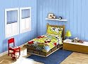 SpongeBob 4 Piece Reversible Toddler Bedding Set
