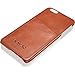 KAVAJ iPhone 6S/6 Plus Case Cover Leather Tokyo Cognac Brown - Genuine Leather Back Cover with Business Card Holder. Slim Fit Case As Premium Accessory for Original Apple iPhone Doubles As A Wallet.