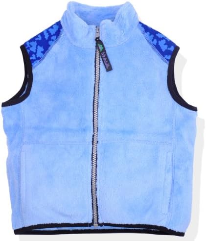 Molehill Boys Fleece Vest, Celestial/Digital Blue, 2T