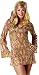 Apparel : Sexy Adult Womens Go Go Costume 60s 70s Sequin Disco Dolly Dress Retro Girl Outfit + Head Wrap