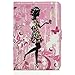 iPad Mini Case, Mini 2/3 Case, Dteck(TM) Cute Girl Design Bling Diamond Flip Leather Folio Stand Case with Auto Wake/Sleep Function Smart Cover for Apple iPad Mini 1/2/3 (04 Girl)