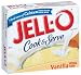 Jell-O Cook & Serve Pudding & Pie Filling, Vanilla, 3-Ounce Boxes (Pack of 24)