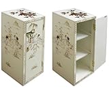 IMAGE OF White Lacquer Pearl Figure Motif Pedestal