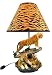Bengal Tiger Family Table Lamp Animal Print Shade