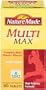 Nature Made Multi Mega/Multi Max Multiple Vitamin and Mineral with Iron, 60 Tablets (Pack of 2)