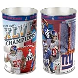 New York Giants Super Bowl XLVI Champions Players Tapered Wastebasket