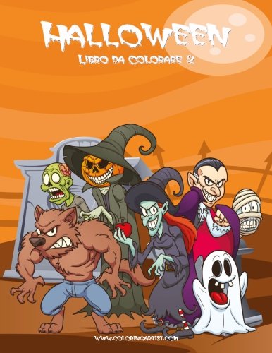 Halloween Libro da Colorare 2 (Volume 2) (Italian Edition)