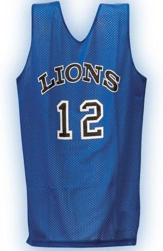 Mesh Reversible Jersey - Youth Dark Green/White/Large