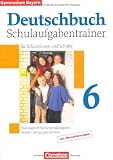  : Deutschbuch - Gymnasium Bayern: 6. Jahrgangsstufe - Schulaufgabentrainer mit Lösungen