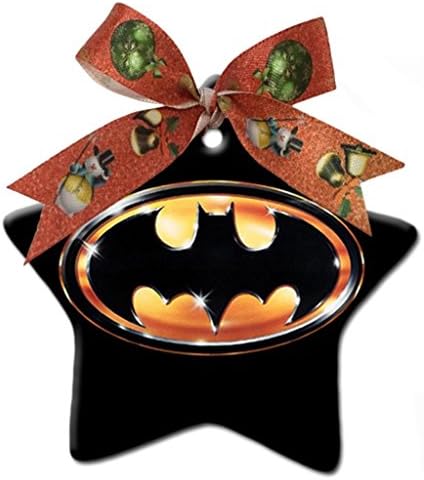 Batman Logo Custom Unique Fashion Star Style Porcelain Ornaments Decorated To Welcome Guests Or Holiday Gifts