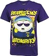 South Park Cartman Paint Splatter Repect My Authority Men's T-Shirt