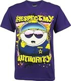 South Park Cartman Paint Splatter Repect My Authority Men's T-Shirt