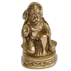 Hanuman Religious Statues Gods in Hinduism Brass Puja Items