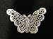 12 Pieces, White Baby Venise Lace Butterfly