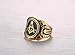 Stainless Steel Gold Plated Vintage Freemason Symbol Masonic Rings Bands for Men, Size 8