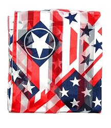 Scarf Red White Blue American Flag Neckerchief 21x21