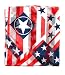 Scarf Red White Blue American Flag Neckerchief 21x21