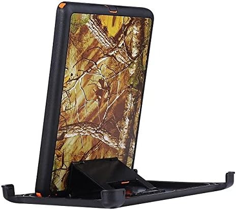 For Ipad Air 2 Case,Ipad Air 2 Shakeproof Case,Fivers(TM) 3 In 1 Heavy Duty Case Shakeproof Cases with Forest Camouflage Desig Built-in Screen Protector Include Kickstand (Orange)