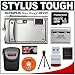 Olympus Stylus TOUGH-8000 Shockproof & Waterproof Digital Camera (Silver) + 8GB micro...