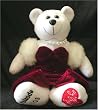 I Love Lucy RICKY'S MOVIE OFFER - Red Velvet Dress Bear