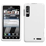 Solid Ivory White Hard Protector Case Cover For Motorola Droid 3 Solana XT8 ....