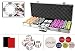 New Premium 500 Real Clay 11.5 gram Texas Holdem Casino Poker Chips Set w/6 Dealer Buttons, Case & Cards