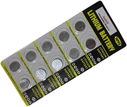 LEDHILL 10 Pieces Lithium CR1620 3V Button Cell Batteries for LED Reading Glasses, Watch, Calculator (pack of 10)