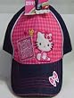 Super Cute Hello Kitty Plaid Pink Girls Cap