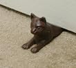 Cat Cast Iron Doorstop Wedge