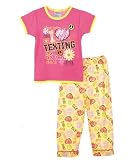 Carters I Heart Texting 2 Piece Pajama Set    pink, 4