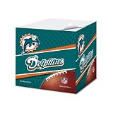 Miami Dolphins 2.75-Inch Sticky Note Cube, 550 pages - NFL (CUS-QUO)