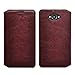 Motorola Droid Turbo Case - Galaxy Wireless Motorola Droid Turbo/Quark XT1254 Leather Flip Folio Wallet Case - Foldable Kickstand Feature for Motorola Droid Turbo (Brown Executive Leather Pouch)