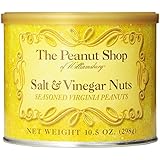The Peanut Shop of Williamsburg Salt & Vinegar Seasoned Virginia Peanuts, 10.5-Ounce Tin