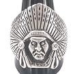 Indian Style Chief Pewter Ring
