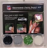 Seattle Seahawks NFL Licensed Team Body and Face Paint Kit with Stencil at Amazon.com