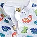 Baby Boys Footed Pajama - 100% Cotton Zip Front Dinosaurs Sleeper 12 Months