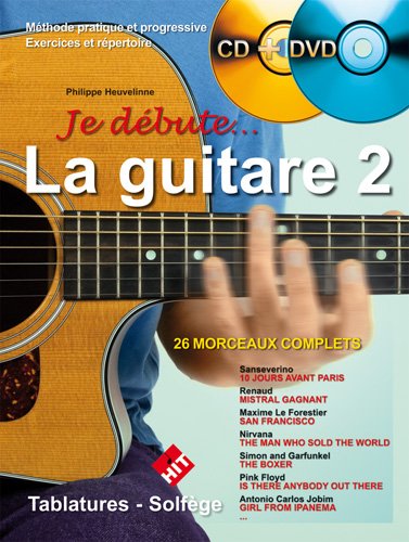 Je Débute la Guitare Vol 2 (+ 1 CD +1 DVD)