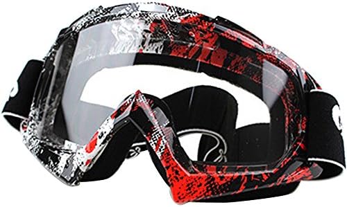 Tingoo Dustproof Anti-fog Goggles for Motocross / Bike Riding Wind Skiing (P932 white)
