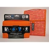 Personal Cooler Lunch bag, gel lined, folds compactly and stores directly in the freezer, no ice needed - Pink Dots