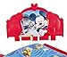 Ginsey Mickey Mouse Deluxe Potty Seat - Padded, Soft, and Durable - For Regular and Elongated Toilets - Musical Grip Handles and Themed Backsplash