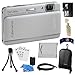 Sony Cyber-shot DSC-TX66 18.2MP Digital Camera with 5x Optical Zoom and 3.3-inch OLED in Silver + 16GB Micro SDHC + Sony Camera Case + Replacement NP-BN1 Battery Pack + Mini HDMI Cable + Accessory Kit