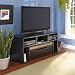 Roam Select Collection Video Base in Black / Mocha Mahogany Finish By Bush Furniture