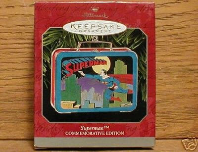  Superman Tin Lunchbox commemorative edition 1998 Hallmark Ornament