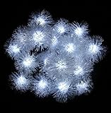 ソーラーイルミネーション led 屋外 防水 30球6m クリスマス 飾り 太陽光 ストリングライト クリスマスツリー 室内 電飾 電球色 カラフル ホワイト 点滅 クリスマスツリーイルミネーション 