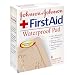 Johnson & Johnson First Aid Waterproof Pad (2.875 x 4-Inch), 6-Count Large Pads (Pack...