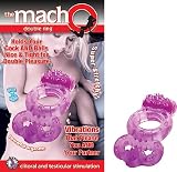 Nasswalk  Macho Clitoral and Testicular Double Ring Stimulator, Purple