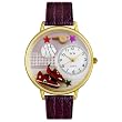 Whimsical Watches Women's G0820013 Volleyball Brown Leather Watch