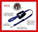 6 FOOT - RED - Quick Control Leash + Seat belt latch